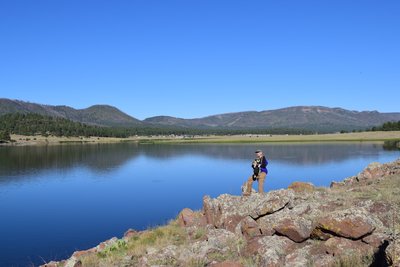 Hiking around Luna Lake