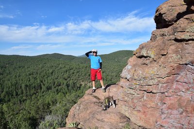 Scrambling around the Ben Lilly outcrop