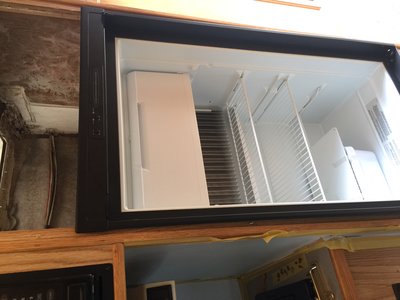 Fridge in place!.JPG