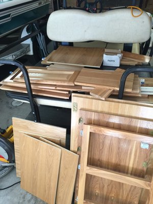 A lot of pieces!  mostly for the drawer cabinet.