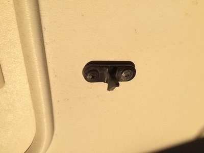 latch for screen door on the main entry door.