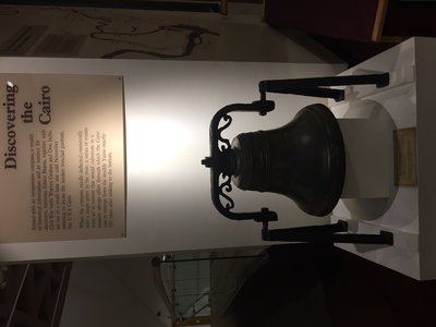 USS Cairo bell- 400 lbs