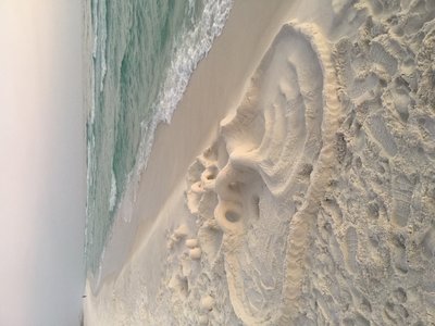 Castles in the sand, until high tide.