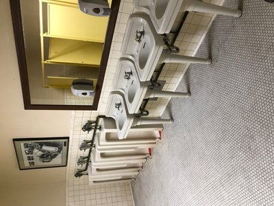 Lots of porcelain in the men’s room