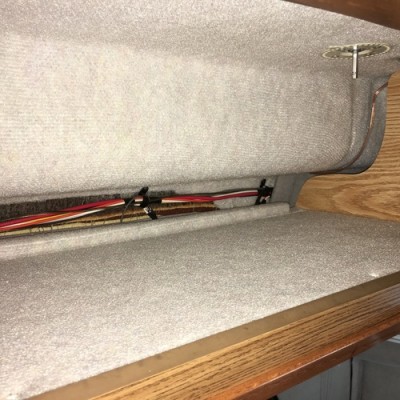 crank for outside roof antenna (crank itself not shown)