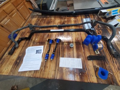 Front Sway bar Comparison