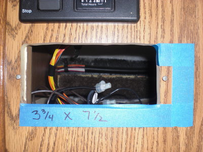 cutting line outer edge of tape