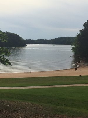 Beach at the park on Lake Lanier
